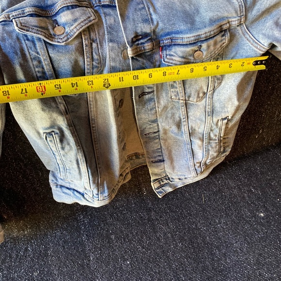 🥃🍕 VINTAGE Genuine Levi Strauss & Co. Blue Jean Style Jacket Size Small 🥾🌴 - Picture 10 of 10